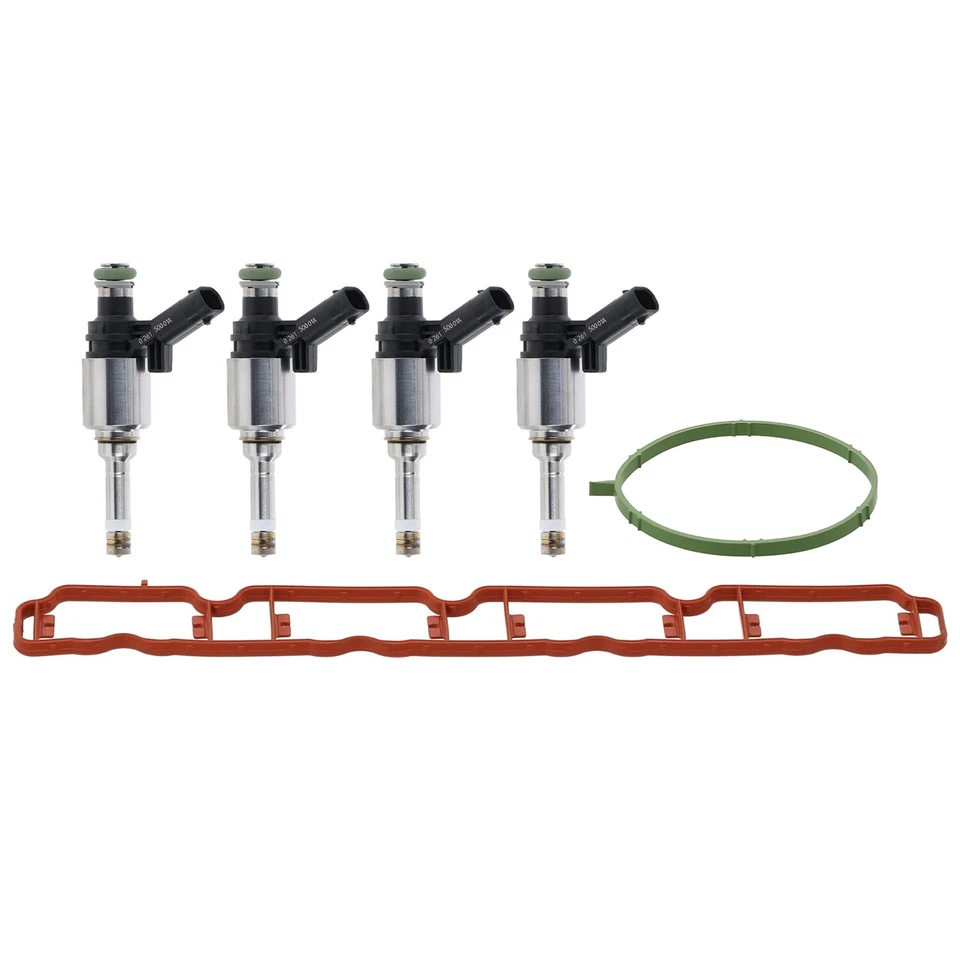 Bosch Fuel Injector & Gasket Kit For Audi TT Quattro Base Prestige 2.0 L4 11-15 - Image 1 of 1