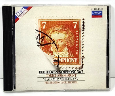 Beethoven Symphony No. 7 Vladimir Ashkenazy/Philharmonia Orch LONDON CD Coriolan - Image 1 of 3