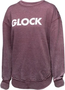 Glock Retrograde Fleece Women's Maroon Long Sleeve - Picture 1 of 6
