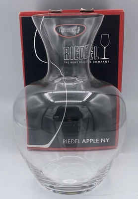 Riedel 1460/13 Clásico Máquina-Soplado Cristal Fino Vidrio Apple NY Decantador, Transparente Foto 1 de 4
