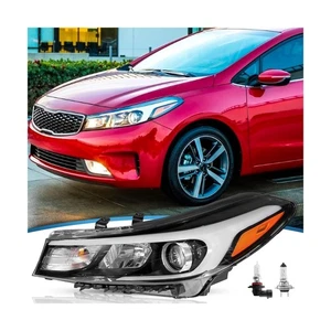 Compatible with 2017-2018 Kia Forte/ 2017-2018 Kia Forte 5 Halogen Headlight ... - Picture 1 of 7