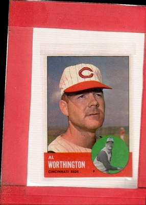 1963 Topps #556 Al Worthington NM-MT Reds ID:71793 - Image 1 of 2
