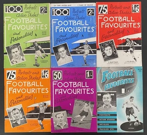 FUSSBALL LIEBLINGSHEFT - Satz aller sechs 32 Seiten Fotobücher 40er Jahre - Bild 1 von 1