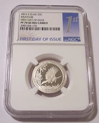 2015 S Clad Kisatchie Quarter Proof PF70 UC NGC FDI - Image 1 of 2