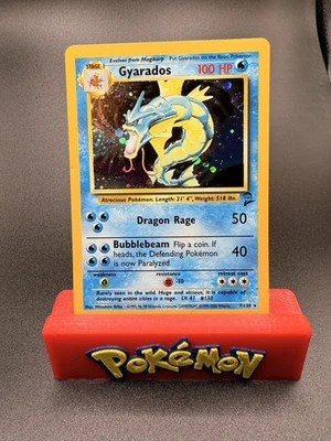 Gyarados - 7/130 - Pokemon Base Set 2 Holo Rare Card WOTC NM - Image 1 of 4