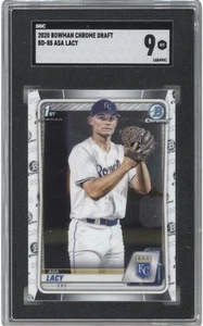 2020 Bowman Draft - Chrome Asa Lacy #BD-88 (RC) | SGC 9 - Picture 1 of 2