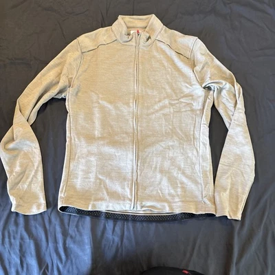 Chaqueta de Ciclismo Giro Hombre Mediana, Ligera Embalable Cortavientos, Lana Beige Foto 1 de 4