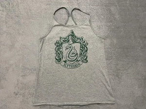 Harry Potter Slytherin Shirt Womens Small Wizarding World Tank Top Racerback - Picture 1 of 8