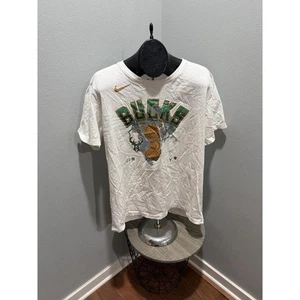 Nike Milwaukee Bucks 2021 NBA Finals T-Shirt Erwachsene XL weiß Herren - Bild 1 von 4