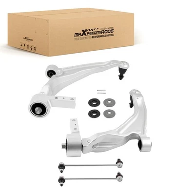 4x Front Lower Control Arms Sway Bar Links Kit for Acura MDX ZDX 2007-2012 2013 - Image 1 of 4