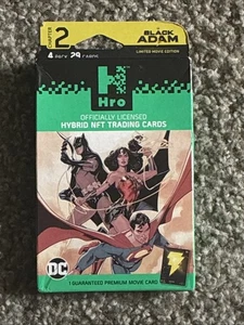 DC Comics Capitolo 2 Black Adam: Edizione Limitata Film Hanger Box Nuovo - Foto 1 di 2