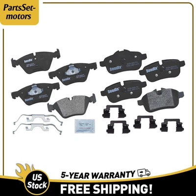 Juego de 2 pastillas de freno delanteras traseras para BMW Z4 2016 2015 2014 2013 2012 2011 2010 2009 Foto 1 de 2