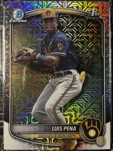 Refractor Mojo Bowman Luis Peña Chrome Prospects 2025 - Imagen 1 de 2