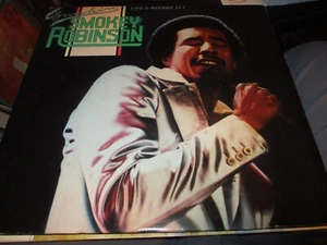 1978 SMOKEY ROBINSON Somkin' Live Double LP Tamla T9 363A2 Motown VG+/NM - Picture 1 of 4