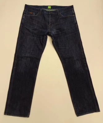 Pantalones de mezclilla Hugo Boss Green Line corte regular talla W 36 L 32 top elástico azul Foto 1 de 4