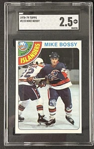 Tarjeta de novato Mike Bossy 1978-79 O Pee Chee OPC #115 SGC 2,5 - Imagen 1 de 2