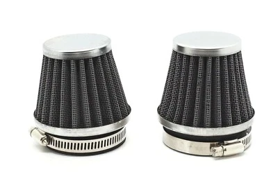 2x 50mm Air Filter for Kawasaki KZ250 KZ400B ZR400 KZ440A KZ550G GPZ550 ZR550 - Image 1 of 2