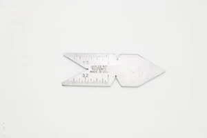 Vntg American National Tread Spring-Tempered Steel Thread 60 Degree Center Gage - Picture 1 of 6