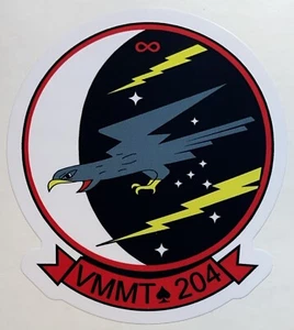 USMC VMMT 204 Marine Medium Tiltrotor Training Quadrat Aufkleber Wasserdicht D928 - Bild 1 von 1