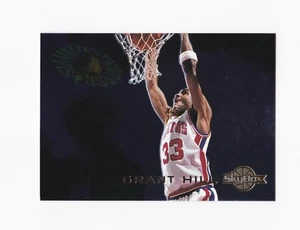 1994-95 SkyBox Premium Slammin' Universe #SU10 Grant Hill Pistons Duke - Picture 1 of 2