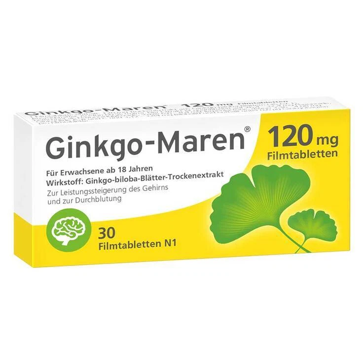 Ginkgo-Maren 120 mg Filmtabletten · 30 St · PZN 09206631