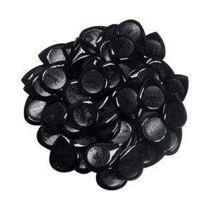 50Pcs Alice 3mm Small Water Drop Jazz Picks Black 20x23mm Guitar Picks - Picture 1 of 4