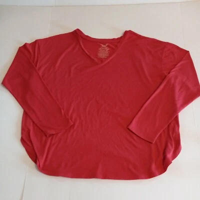 Camiseta de manga larga Faded Glory color coral para mujer talla 2XL XXL (20) Foto 1 de 4