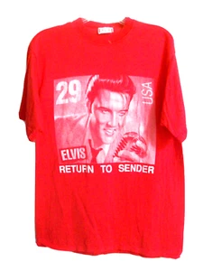 VINTAGE ELVIS PRESLEY POSTAL STAMP T-SHIRT * 1992 COLORADO T-SHIRT * XL * L.N - Bild 1 von 6