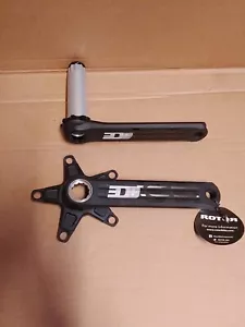 Rotor 3D+ 30mm Axle Cranks + Spider 175mm Black - REF21 - Picture 1 of 6