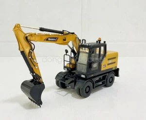 1/25 Scale SANY SY155W Wheel Excavator Diecast Model Toy Collection Gift - Picture 1 of 6