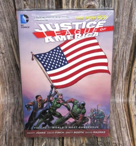 Justice League of America Volume 1 Worlds Most Dangerous DC Hardcover COMIC NEW - Picture 1 of 2