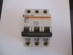 INTERRUPTOR CIRCUITO MCB MCB TRIPLE POLO MERLIN GERIN C60H 6 AMPERIOS TIPO 2 25615. - Imagen 1 de 1
