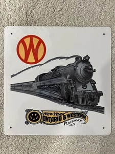 New York, Ontario & Western Railroad Railway Train Metal Sign New 8"x 8" - Picture 1 of 3