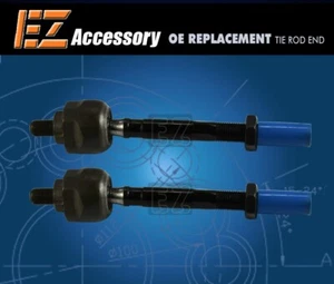 2 Front Inner Tie Rod Rods EV367 for Honda Civic 96-01 - Picture 1 of 3