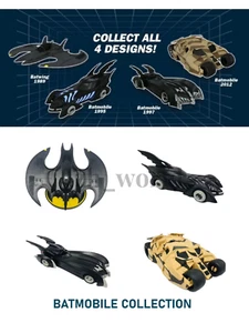 Batman Batmobile Caltex 2021 Limited Edition Complete Set Free Shipping - Picture 1 of 11