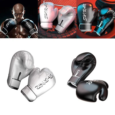 2 Paar Profi Boxhandschuhe Sparring MMA Kickboxing Fight Punching - Bild 1 von 4