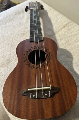 Luna Brand UKE VM SOPRANO Model Wooden 4-String Soprano Ukulele - Image 1 of 4