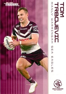 2025 Manly Sea Eagles NRL TLA Traders Card - Tom Trbojevic - Picture 1 of 3