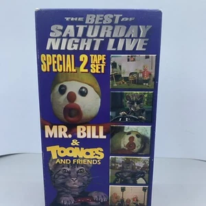 VHS The Best of Saturday Night Live Mr Bill & Toonces and Friends 2 Tape Set SNL - Picture 1 of 11