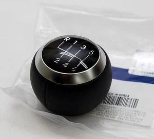 OEM Genuine Leather 6-Speed Gear Knob For KIA FORTE SEDAN, KOUP 2009-2015 - Picture 1 of 4
