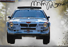 Miki Biasion Martini Lancia Delta S4 San Remo Rally 1986 Signed Photograph