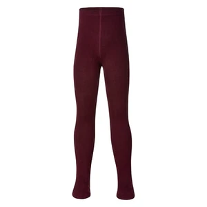 BNWT Girls Age 7 - 10 Years LW Reid Brand Maroon Thick School Lyell Tights - Picture 1 of 3