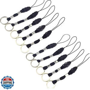 YOUOWO 10 Pcs Cordons Courts Doigt Nylon avec Anneau Circulaire Amovible,Pour U - Photo 1 sur 5