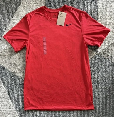 Men’s Nike Dri-Fit Training T Shirt Red DX0989-657 Sz Small NWT - Image 1 of 4