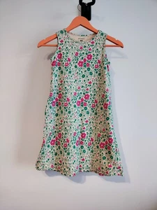 Uniqlo x Marimekko Girls Floral Dress 7-8Y White Pockets Designer Limited E - Picture 1 of 9