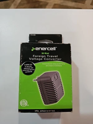 Enercell 50 Watt Foreign Travel Voltage Outlet Converter 273-359  - Image 1 of 4