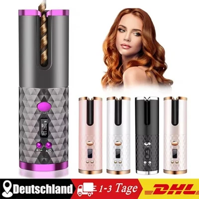 MARKENLOS Lockenstab Automatisch,Lockenstab USB Locken,Automatischer Lockenstab