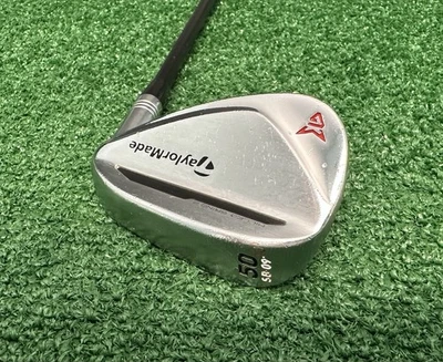 TaylorMade MILLED GRIND 2 Gap Wedge 50/9° Raw Face, Seniors MMT 60, Men's RH - Image 1 of 4