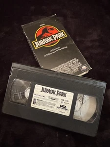 Original 1993 Jurassic Park VHS Tape - MCA Universal Steven Spielberg Samuel L - Picture 1 of 4