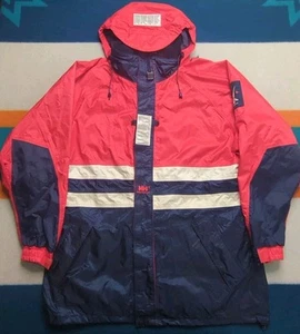 Chaqueta cortavientos vintage Helly Hansen con capucha tecnología de vela doble vela Parka XL - Imagen 1 de 11